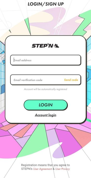 log in stepn