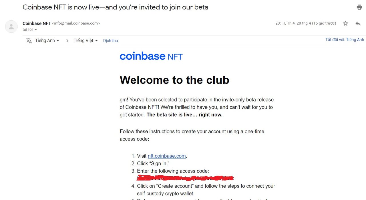 coinbase NFT