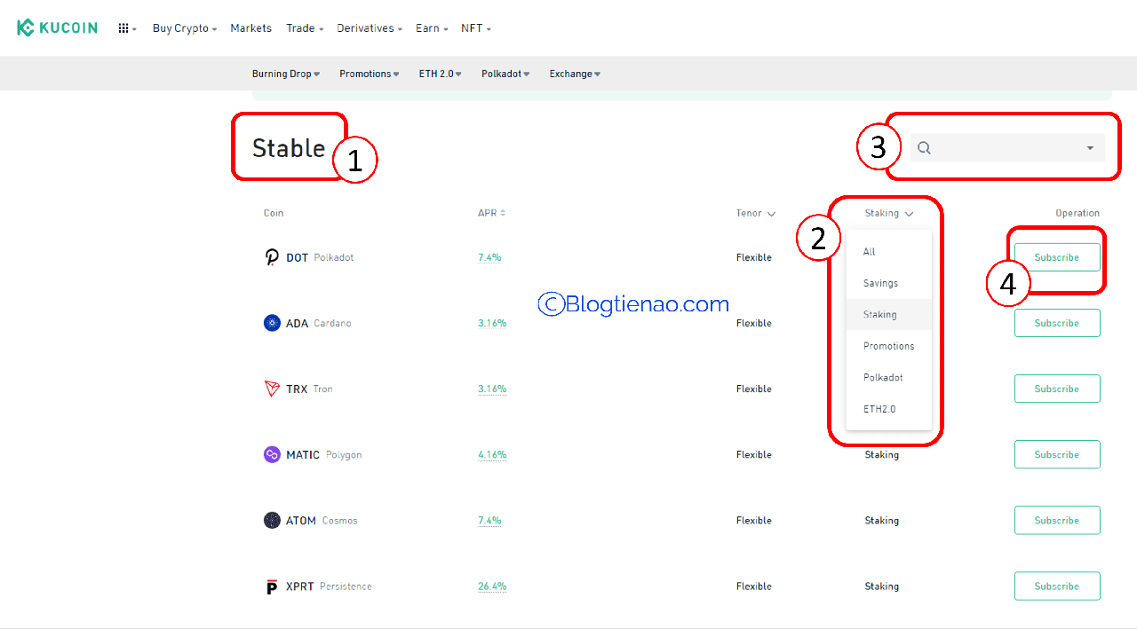 stable staking