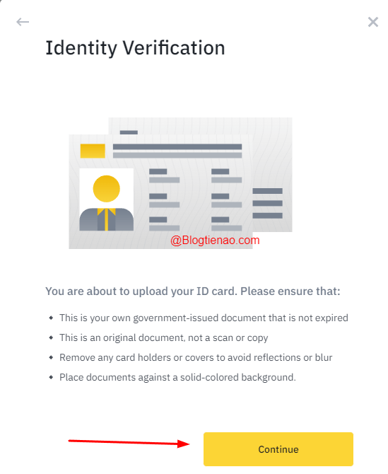 kyc binance web b5