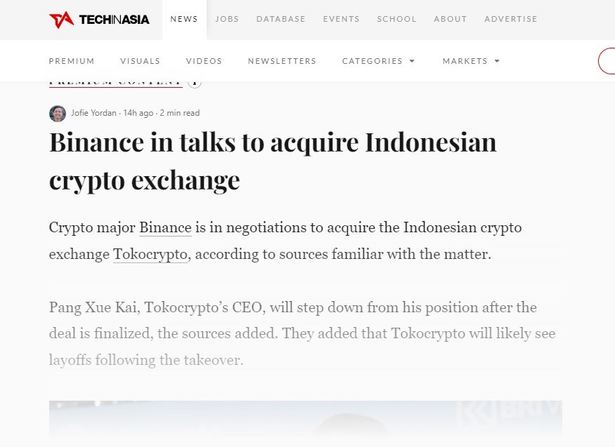 binance tokocrypto