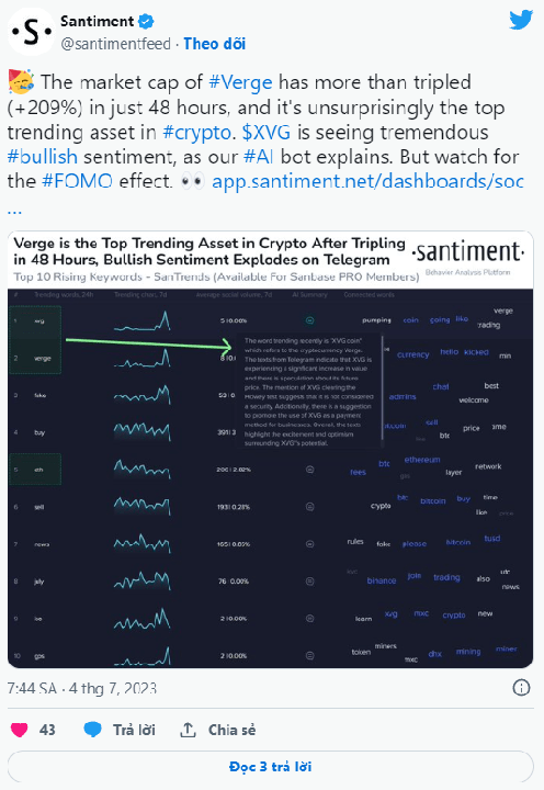 XVG santiment