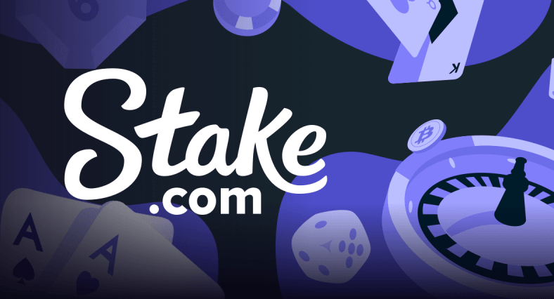 Stake Casino felület és logó
