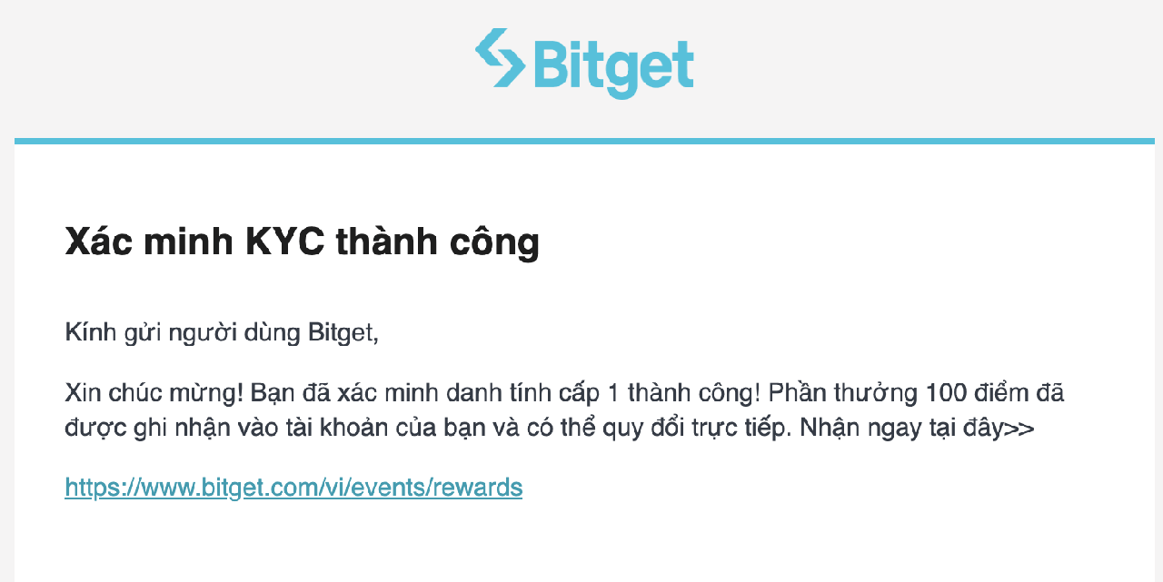 xác minh kyc bitget