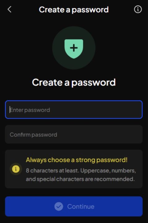 master password