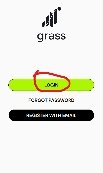 Chọn "Login"