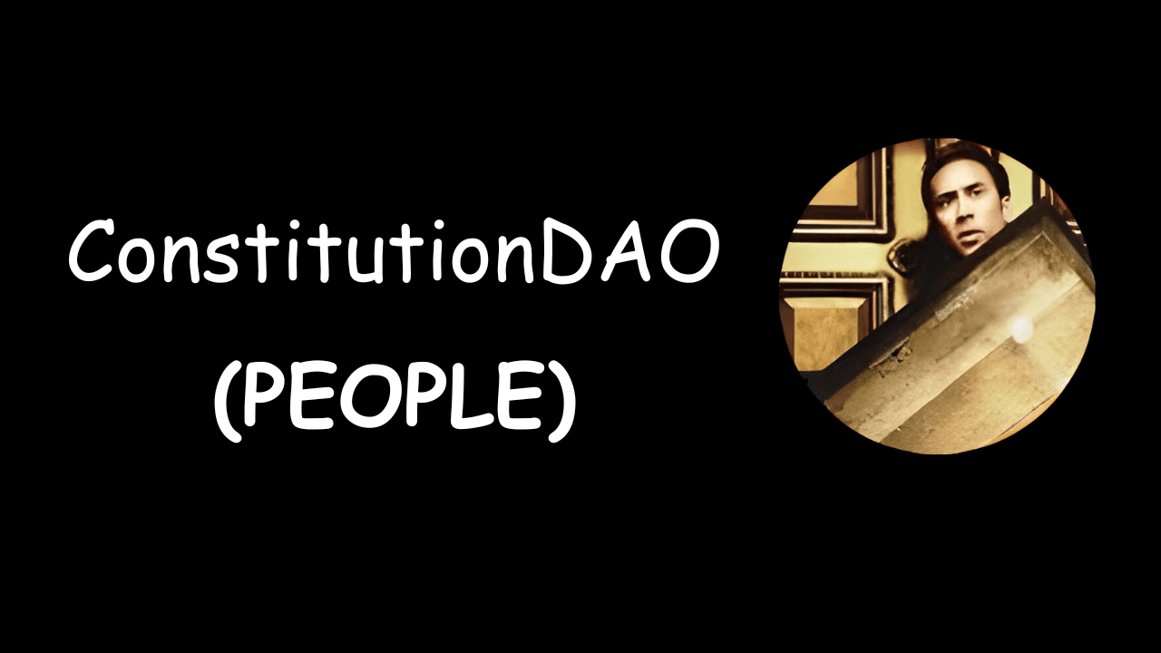ConstitutionDAO: A project that the community refuses to kill. | BULB