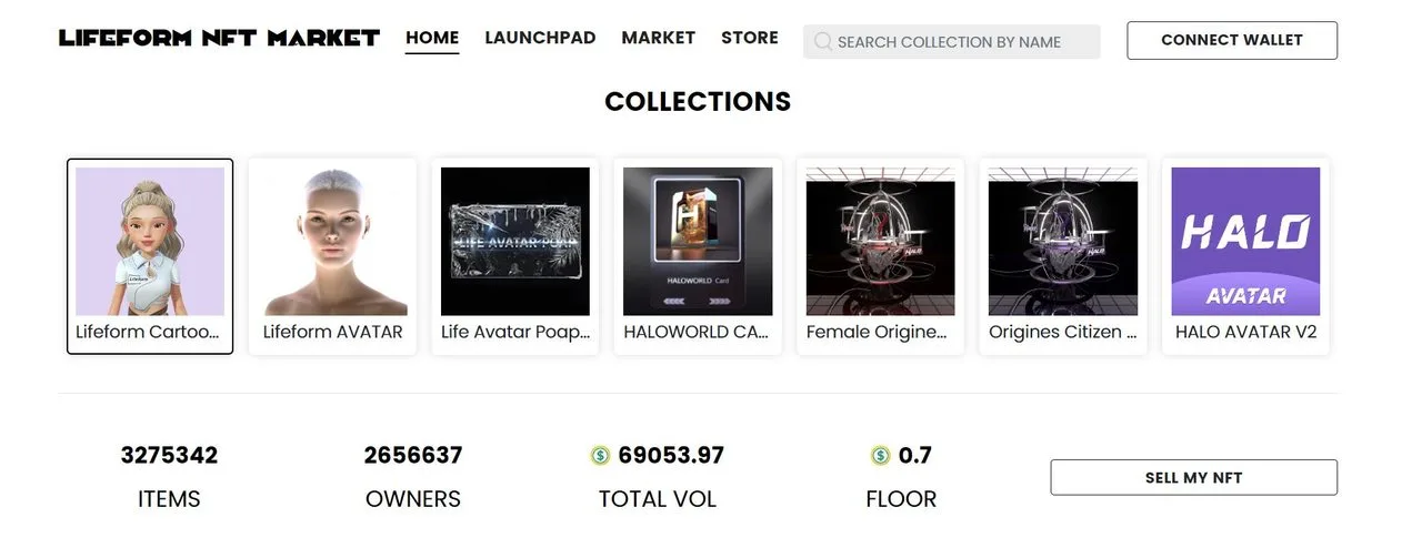 Lifeform NFT Marketplace