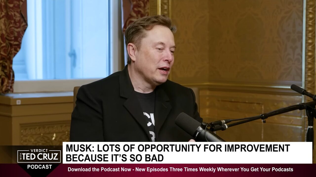 Elon Musk nói về tỷ lệ lãng phí so với gian lận trong chính phủ