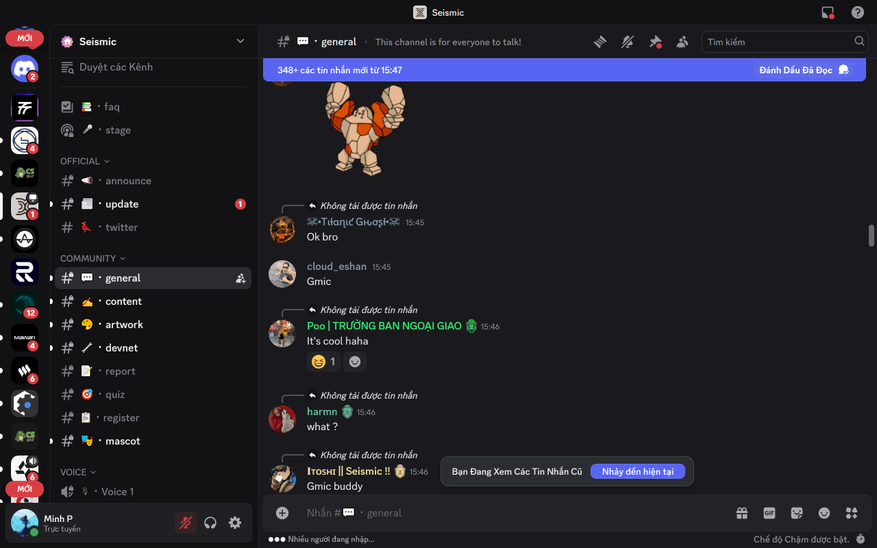 Seismic discord