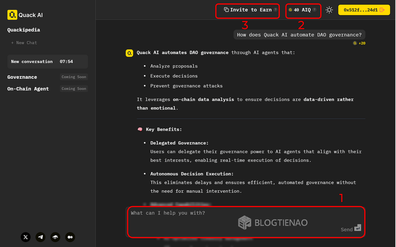 Quack AI (AIQ) là gì? Làm testnet dự án Quack AI với phí 0 đồng