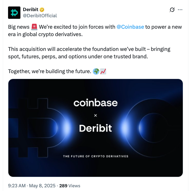 Nguồn: Deribit