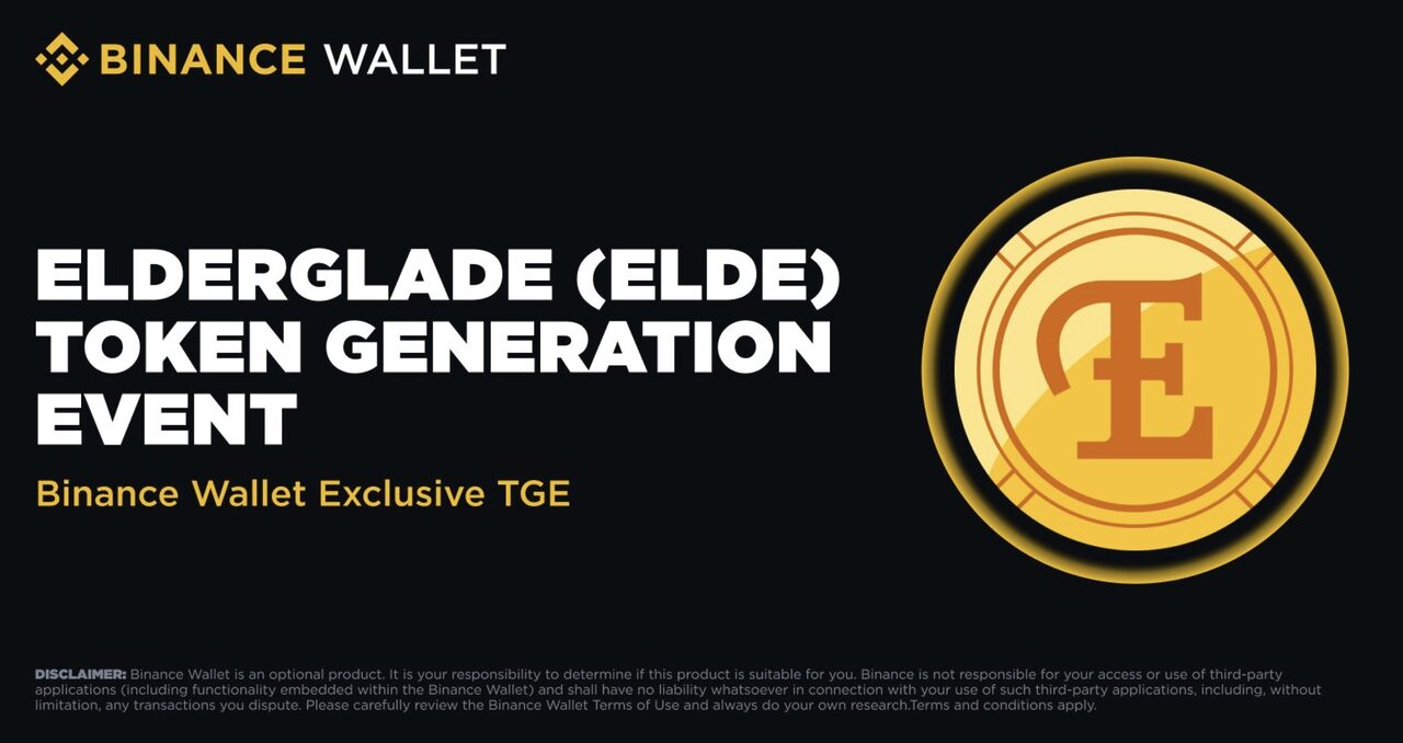 Tham gia sự kiện IDO trên Binance Wallet với dự án Elderglade (ELDE)