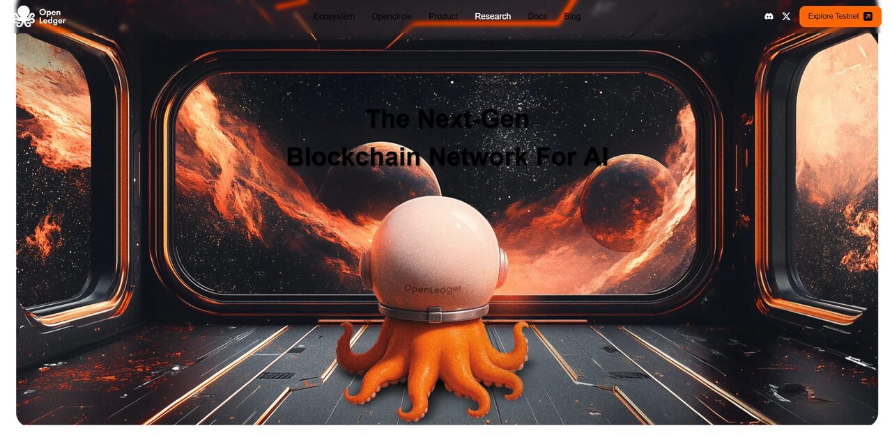 Trang chủ của OpenLedger