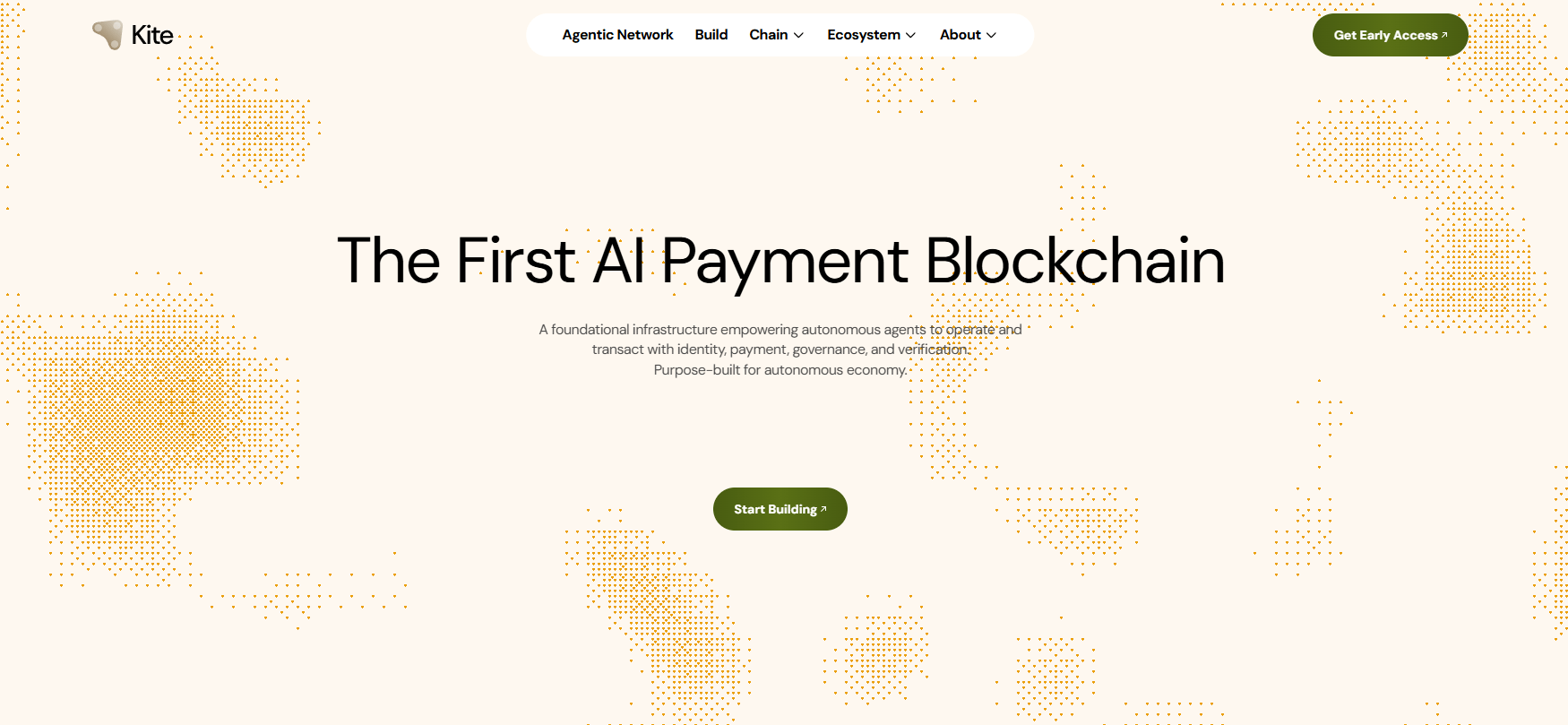 Trang chủ của Kite AI