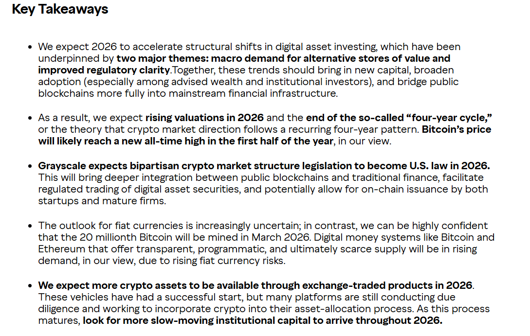 Một số điểm chính rút ra từ báo cáo của Grayscale.